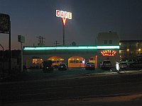 USA - Santa Rosa NM - Santa Fe Grill Neon Sign (21 Apr 2009)